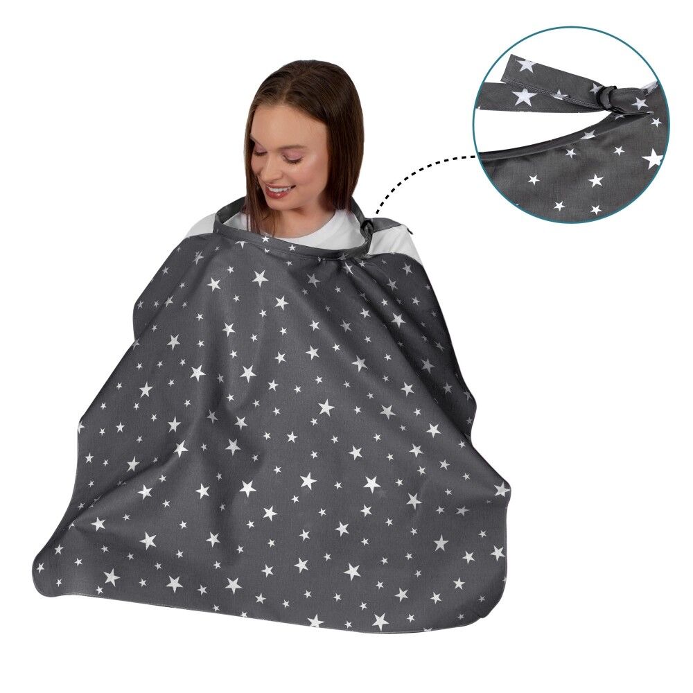 Sevi Bebe Tokalı Anne Emzirme Örtüsü - Uçuç Desen 6372-90
