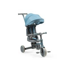 Baby2Go Go Bike Ebeveyn Kontrollü İtmeli 3 Teker Katlanır Bisiklet (gri)