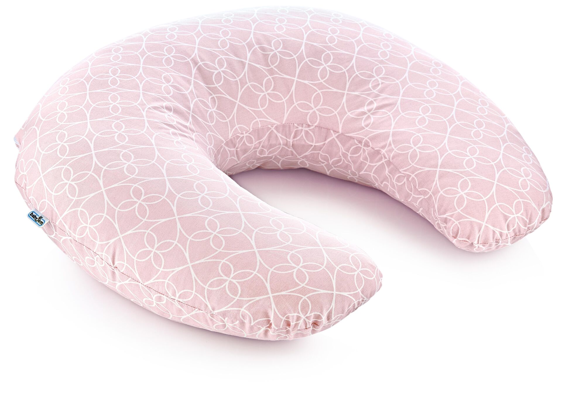 Babyjem Emzirme Ve Destek Minderi Pembe Yonca  082
