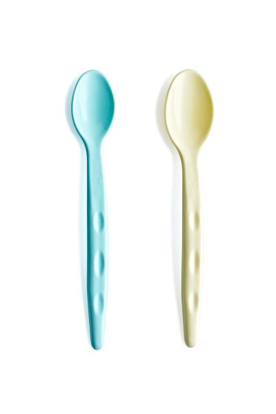 Babyjem 2'Li Mama Kaşığı Yeşil-Sarı 494