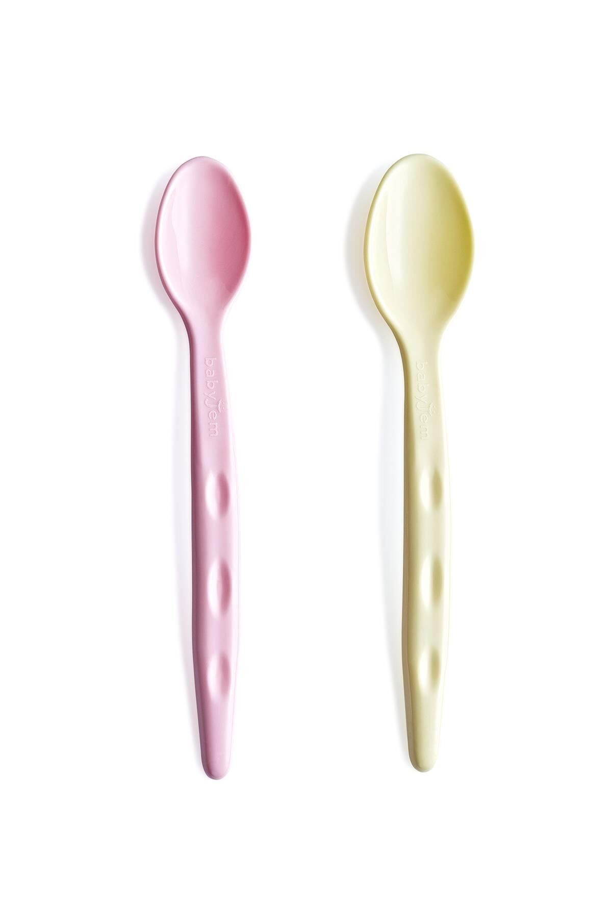Babyjem 2'Li Mama Kaşığı Pembe-Sarı 494