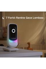 Hubble Nursery View Glow 2.8'' Gece Lambalı Dijital Bebek Kamerası