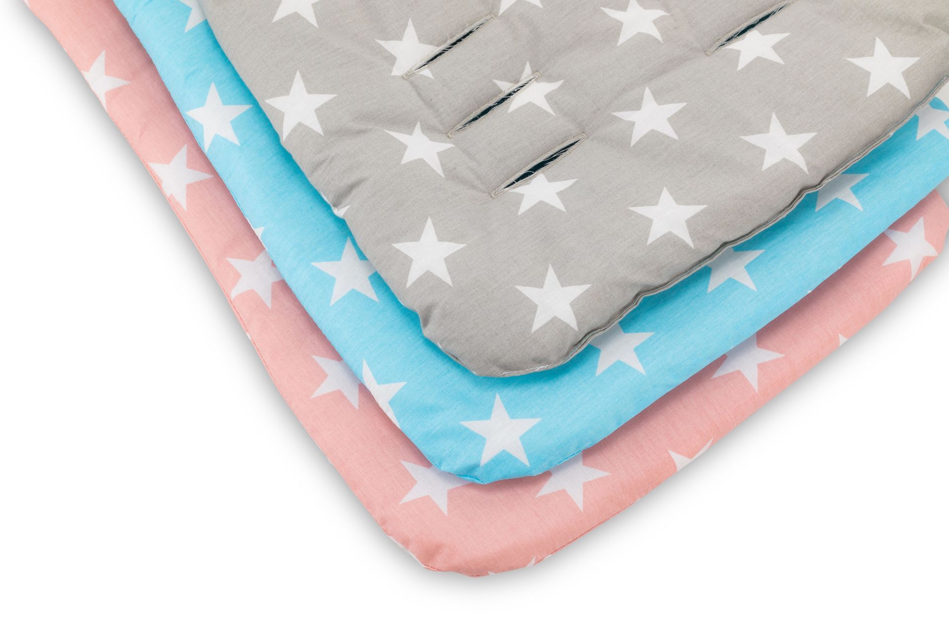 Moje Bebek Arabası Ve Taşıma Koltuğu Minderi Mega Yıldız Mavi ( Yalnızca Minder)