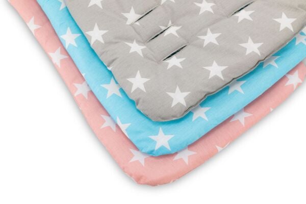 Moje Bebek Arabası Ve Taşıma Koltuğu Minderi Mega Yıldız Mavi ( Yalnızca Minder)