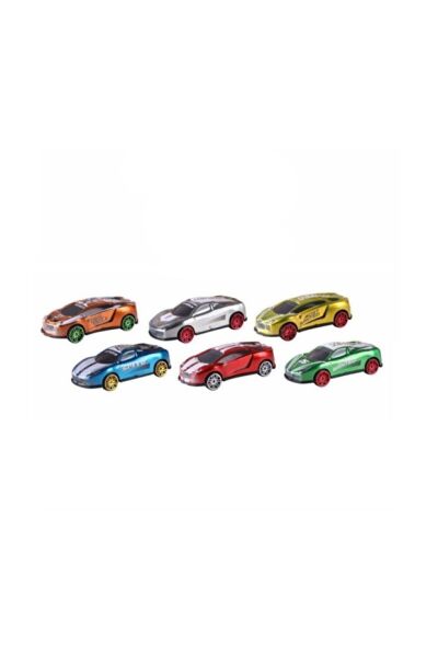 Toysan Toysan 1'li Metal Araba 24'lü Box Toy-07-P