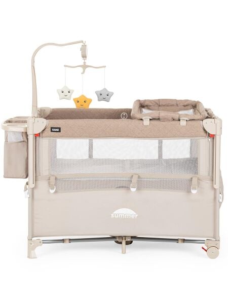 Kanz Summer Anne Yanı Sallanır 65*95 Park Yatak Bej