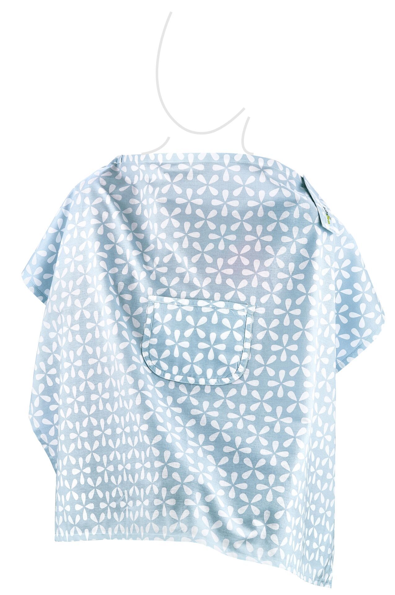 Babyjem Cepli Emzirme Önlüğü Mavi Yonca  323
