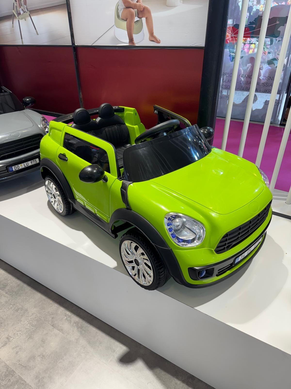 Dolu Ride-On Car 12V Uzaktan Kumandalı Akülü Araba Yeşil