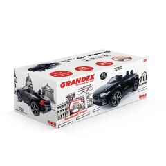 Dolu Grandex 12v Kumandali Akülü Araba Siyah