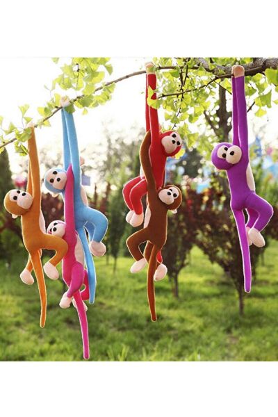 Pufu Toys 45 Cm Peluş Maymun Karma Renk (192) 03039