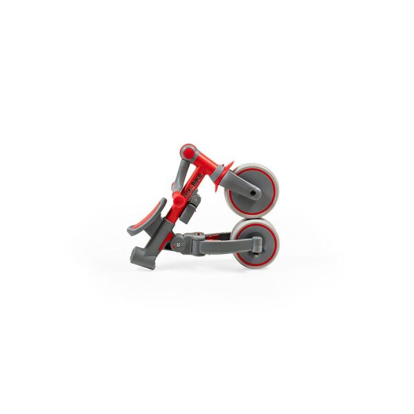 Baby2Go Go Bike Ebeveyn Kontrollü İtmeli 3 Teker Katlanır Bisiklet (Kırmızı)