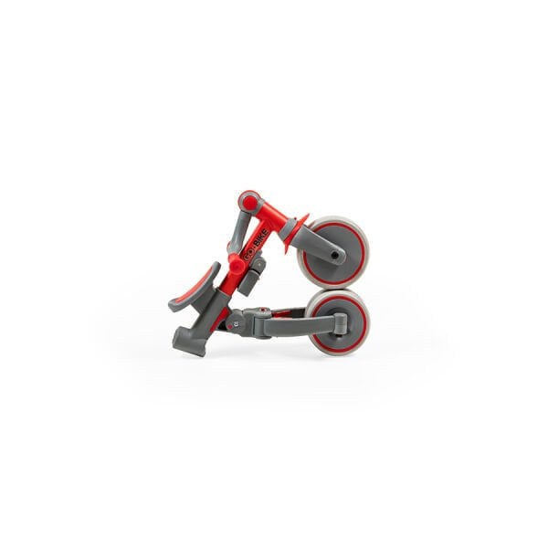 Baby2Go Go Bike Ebeveyn Kontrollü İtmeli 3 Teker Katlanır Bisiklet (Kırmızı)