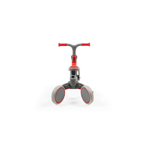 Baby2Go Go Bike Ebeveyn Kontrollü İtmeli 3 Teker Katlanır Bisiklet (Kırmızı)