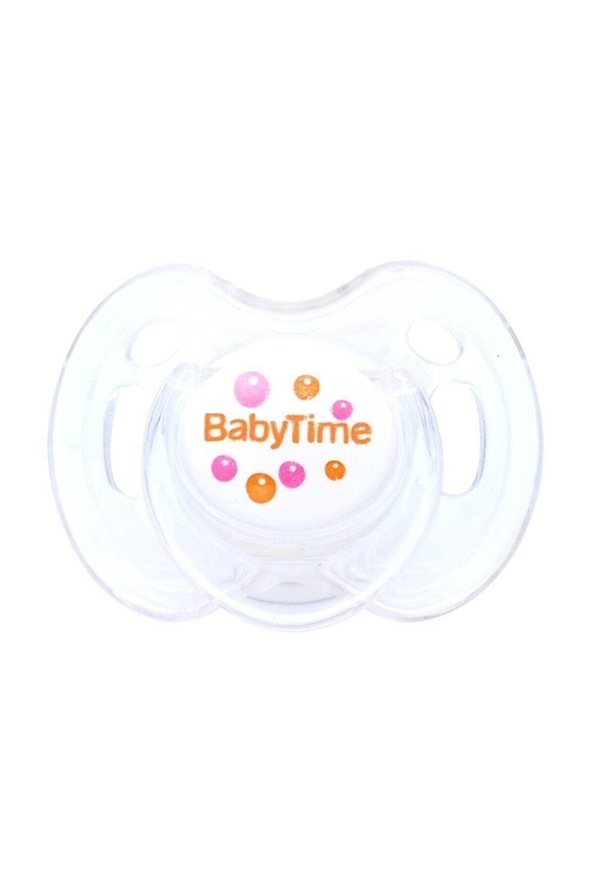 Babytime Şeffaf Gövdeli Kiraz Uçlu Emzik 6-18 Ay BT147-2