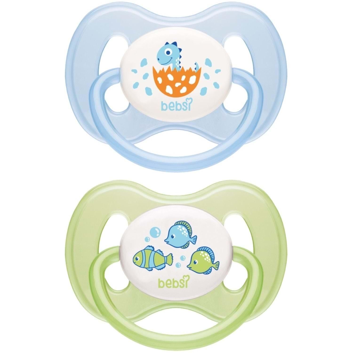 Bebsi Damaklı Emzik 6-18 Karma Renk